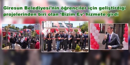 “Bizim Ev” Projesinin Açılışı Yapıldı